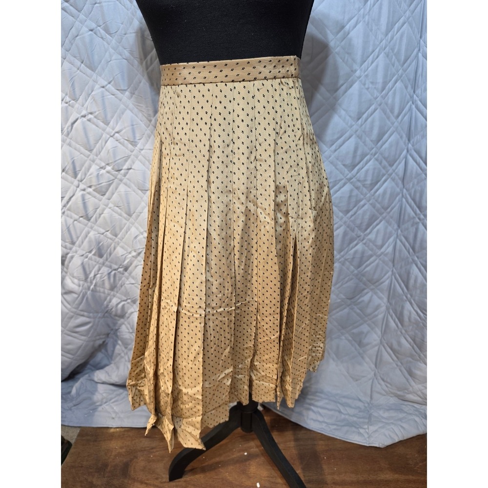 David Hayes Saks Fifth Avenue Vintage 3-Piece Skirt Suit Set Tan Black Size 4 - Picture 5 of 16